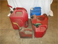 Lot of 6 Gas Cans