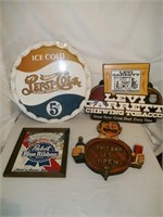 Misc. Signs-Pepsi, Pabst & More