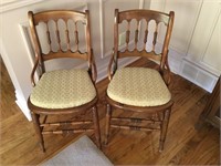 TWO ANTIQUE CHAIRS