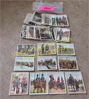 Collection of antique Military cards