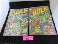 High grade vintage Marvel comic books Hulk