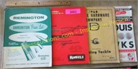 Four vintage store catalogs Remington