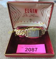Vintage Elgin mans watch original case