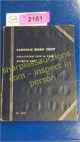Lincoln head cent collection 1909-1940