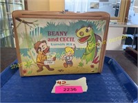 Beans and Cecil plastic lunch box w/o Thermos