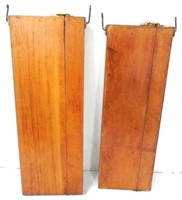 Lot of 2 Wooden Cases?