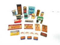 Lot of 27,Advertising Cartons,Bottles and Tins