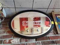 Single Sided Mirrored Heineken Sign