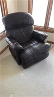Large Leather recliner swivel chair