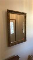 42” X 30” Mirror (small crack in frame)
