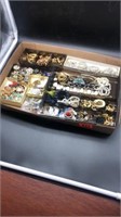 Costume Jewelry Pins, and Ear Rings