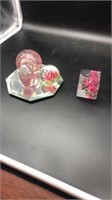 4-Pink Paper Weights