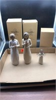 3-Willow Tree Figurines with boxes
