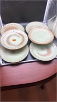 6-Frankoma Mayan Azteca Pottery Dinner Plates
