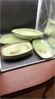 8-Frankoma Pottery Serving Platter Trays