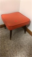 Orange foot stool