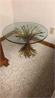 Glass Top Round Coffee table
