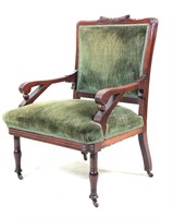 CIRCA 1840's NEW YORK EMPIRE ARMCHAIR