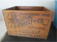 ANTIQUE WOODEN CRATE