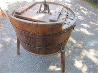 ANTIQUE WOODEN WASHING MACHINE