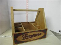 WOODEN CADDY "HARPURS" VERY CLEAN