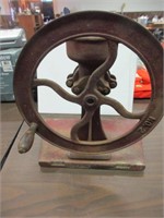 LARGE RED COFFEE MILL