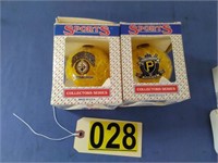 Pittsburgh Steelers & Pirates Ornaments