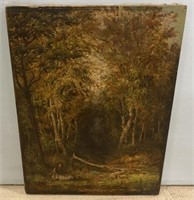 Frans Keelhoff Unframed Oil On Canvas