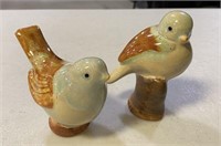 Two Wolfe Studios Pottery Birds