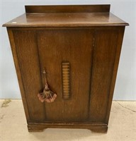 Vintage English Oak Small Cabinet