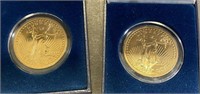 Two Copy 1933 St. Gaudens Gold Style Coins