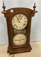 Southern Calendar Clock Co. Mahogany Clock