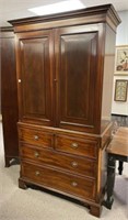 Antique Reproduction Chippendale Style Armoire