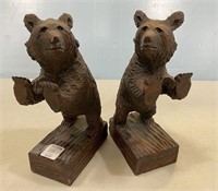 Pair of Wood Carved Bears
