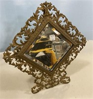 Vintage Metal Vanity Mirror
