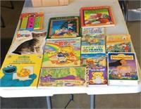 Lot of 10 childrens books with movies