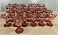Group of 1950's King Crowns Style Glasses