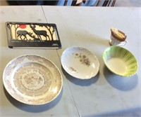 Lot of misc including decorative plates