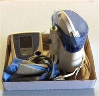 Omron blood pressure monitor & water pik