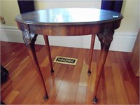 ANTIQUE SIDE TABLE DARK FINISH