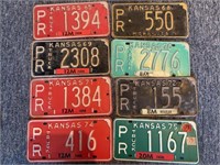 Kansas 1965, 68, 69, 70, 71, 72, 74, and 75