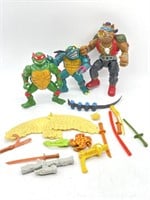 Teenage Mutant Ninja Turtle Toys 1988, 1990, and