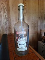 Decorative Oversize Smirnoff Vodka Bottle
