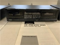 Onkyo stereo double cassette tape deck TA-RW400