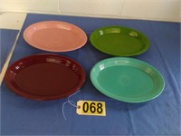 4 Pieces of Fiesta Ware - Assorted Colors