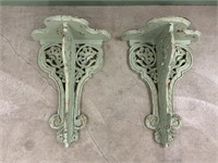 pair of Architectural Wall shelves