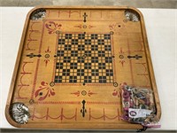 vintage Carrom game board