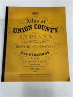 1884 Union County Atlas reproduction