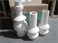 Lot of 3 West Elm Vases $170