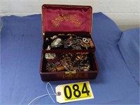 Jewelry Box with Contents